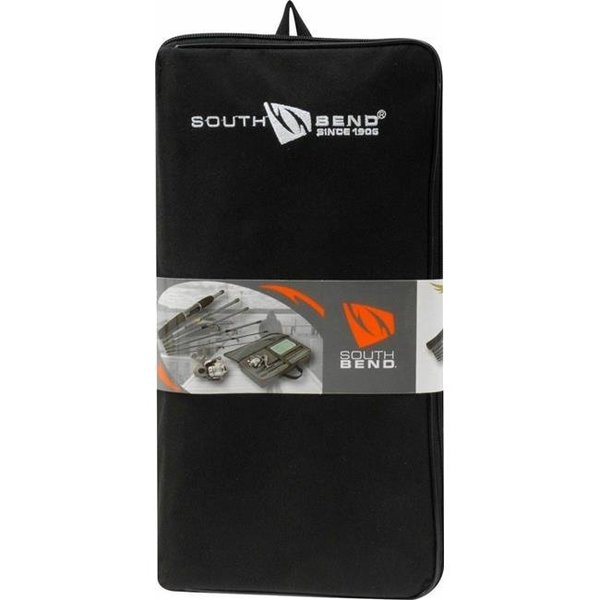 South Bend Clutch South Bend 530507 6 ft. 6 Piece Raven Spinning Rod & Reel Combo Travel Kit 530507